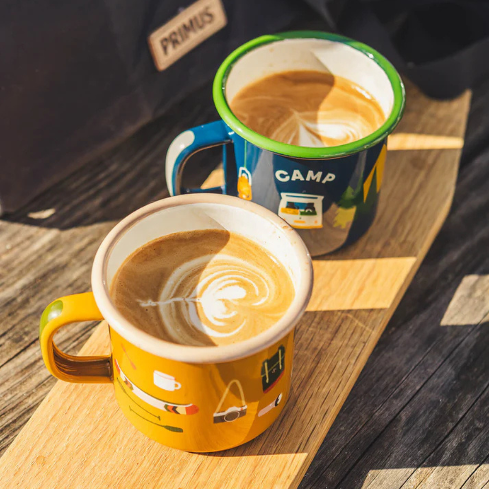 Emaille-Tasse ROADTYPING | 4 Varianten