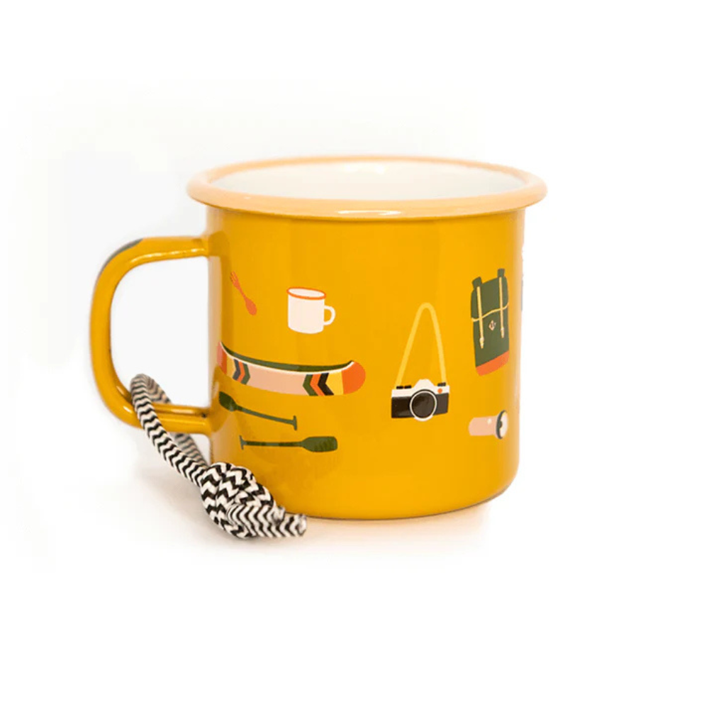 Emaille-Tasse ROADTYPING | 4 Varianten