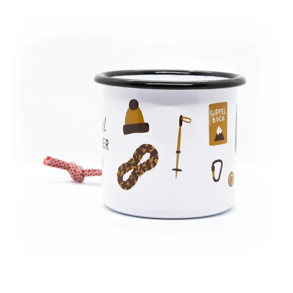 Emaille Tasse GIPFELSTÜRMER*IN | 2 Varianten