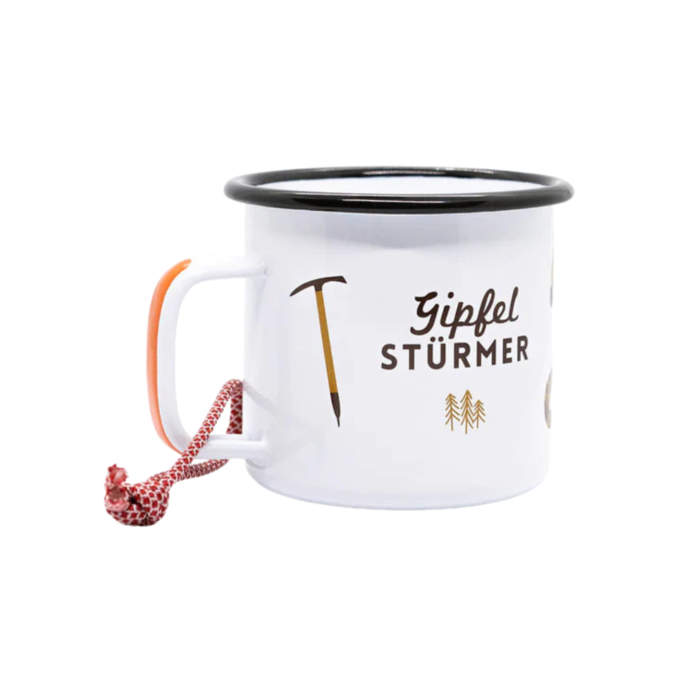 Emaille Tasse GIPFELSTÜRMER*IN | 2 Varianten