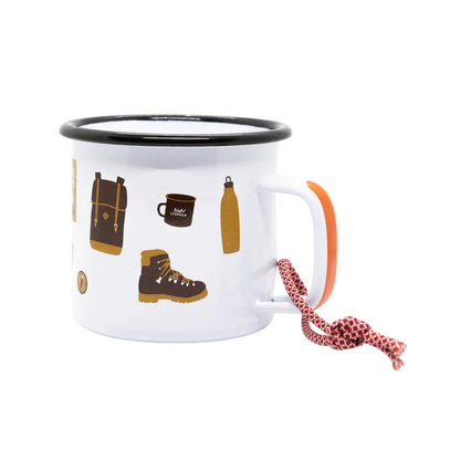 Emaille Tasse GIPFELSTÜRMER*IN | 2 Varianten