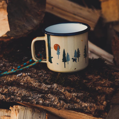 Emaille-Tasse ROADTYPING | 4 Varianten