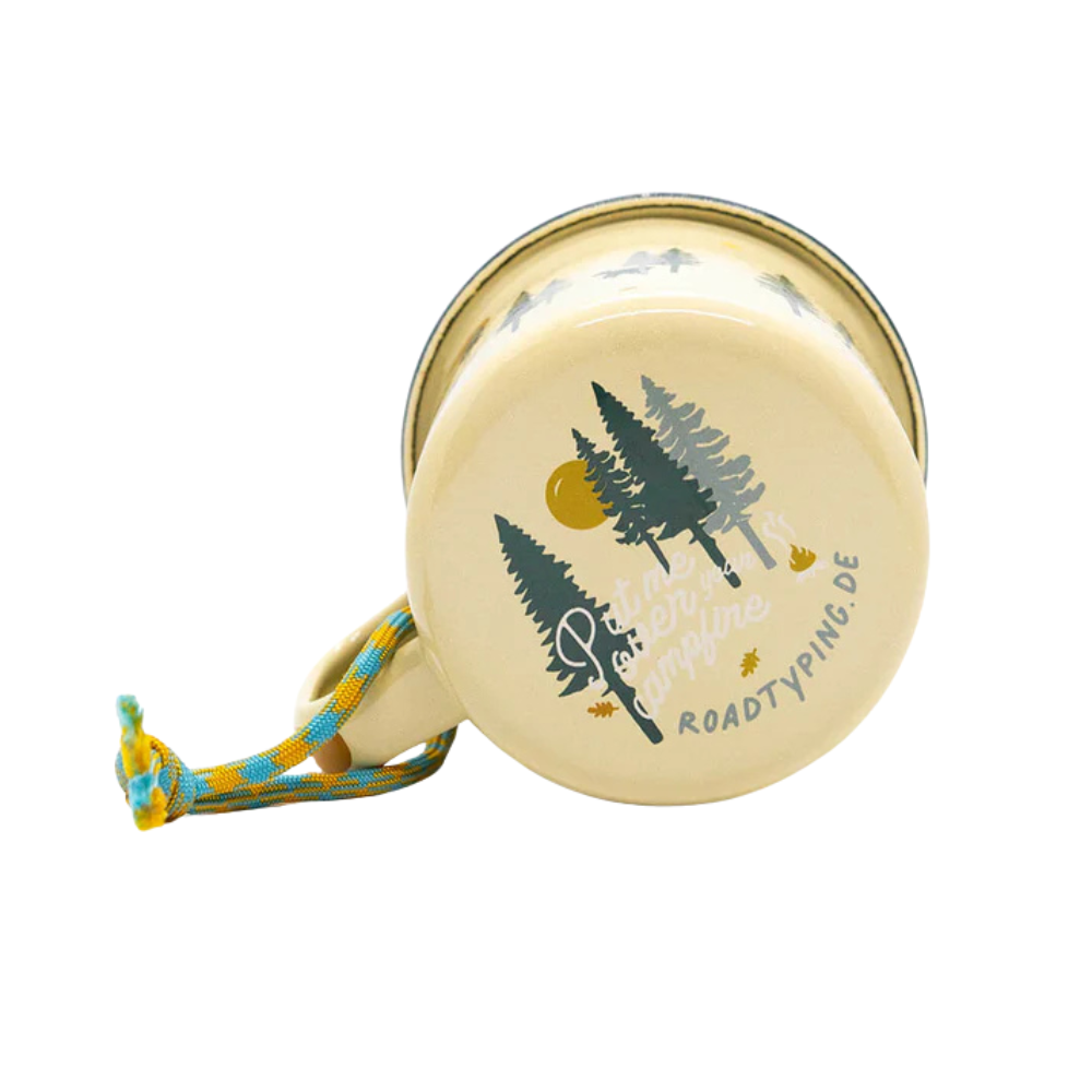 Emaille-Tasse ROADTYPING | 4 Varianten