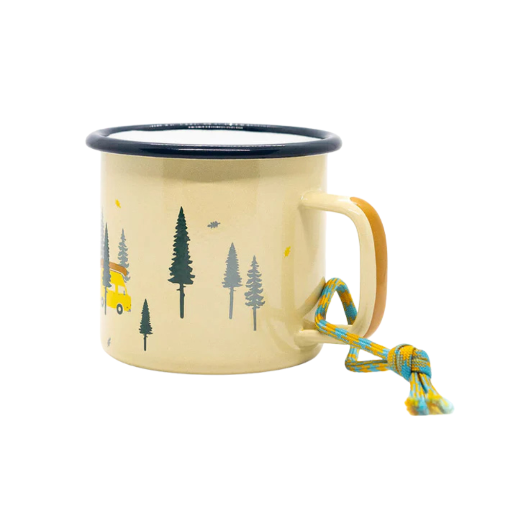 Emaille-Tasse ROADTYPING | 4 Varianten