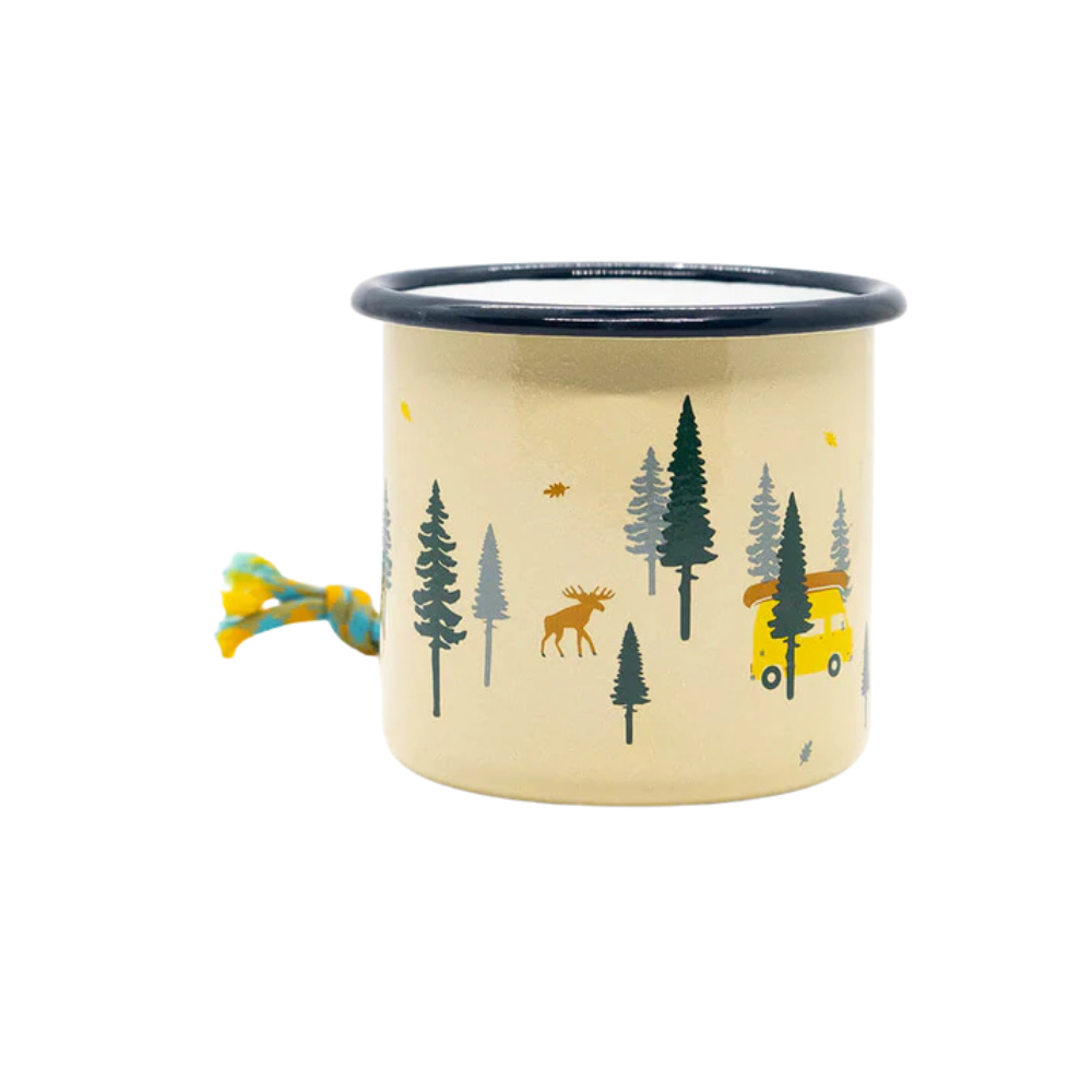 Emaille-Tasse ROADTYPING | 4 Varianten