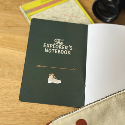 The Explorers Notebook | Notitzbuch | 3 Varianten