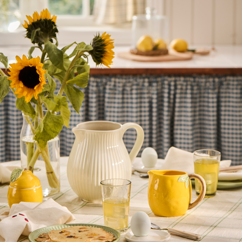 Mynte | Kanne | skandinavischer Landhausstil | 2l Butter Cream