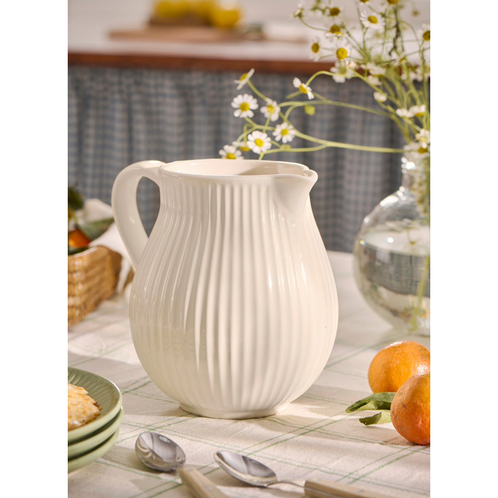 Mynte | Kanne | skandinavischer Landhausstil | 2l Butter Cream
