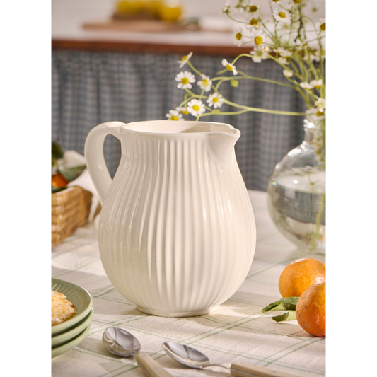 Mynte | Kanne | skandinavischer Landhausstil | 2l Butter Cream