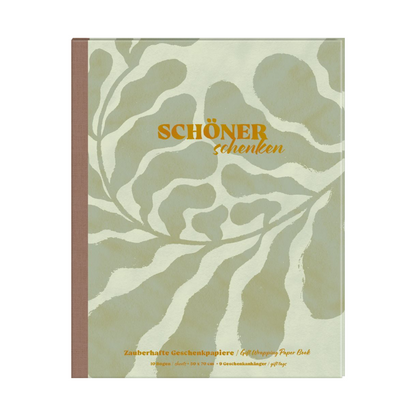 Schöner Schenken | Geschenkpapier-Buch | Kreativbuch | 4 Varianten