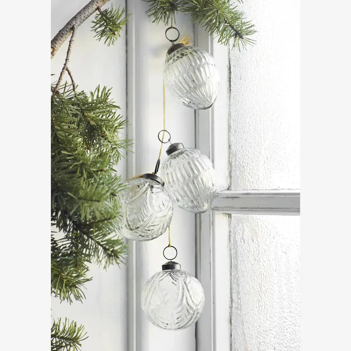 Osterei GLASS STRIPED Madam Stoltz