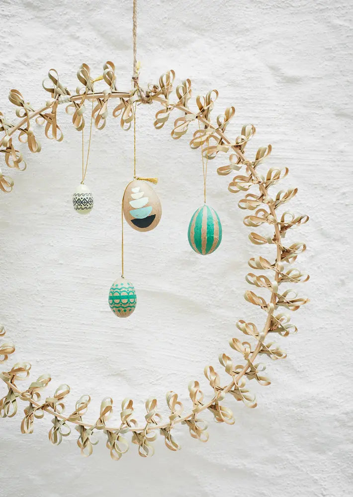 Osterei PAPER MACHE NATURAL | 2 Farben Madam Stoltz