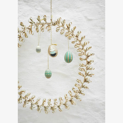 Osterei PAPER MACHE NATURAL | 3 Farben Madam Stoltz