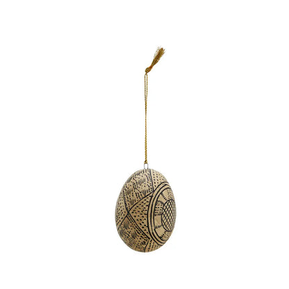 Osterei PAPER MACHE SAND | 2 Farben Madam Stoltz