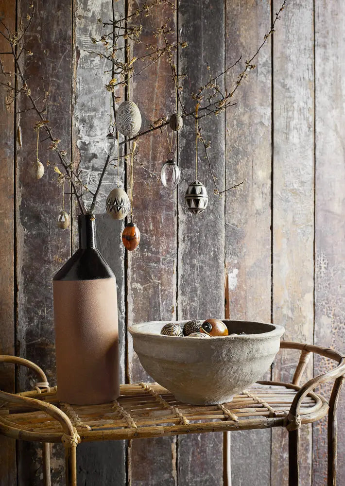 Osterei PAPER MACHE SAND | 2 Farben Madam Stoltz