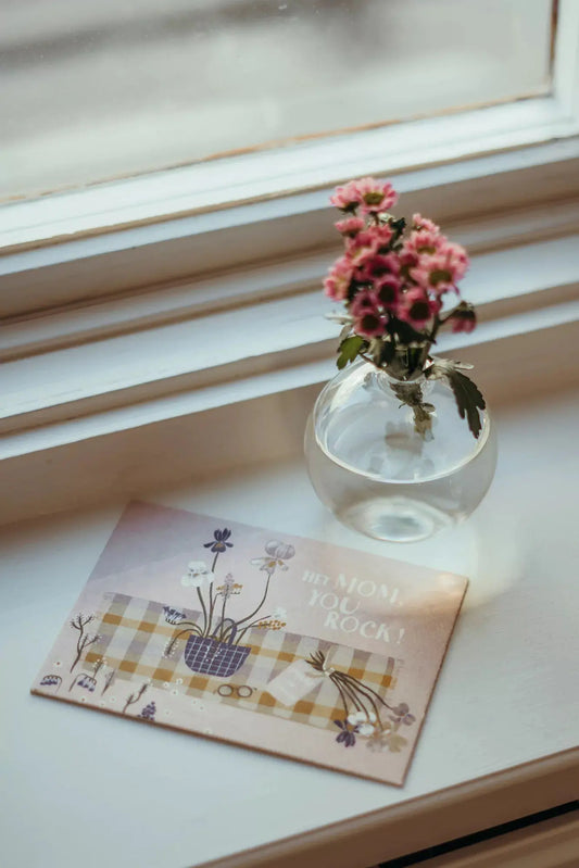 Postkarte HEY MOM, YOU ROCK! nuukk
