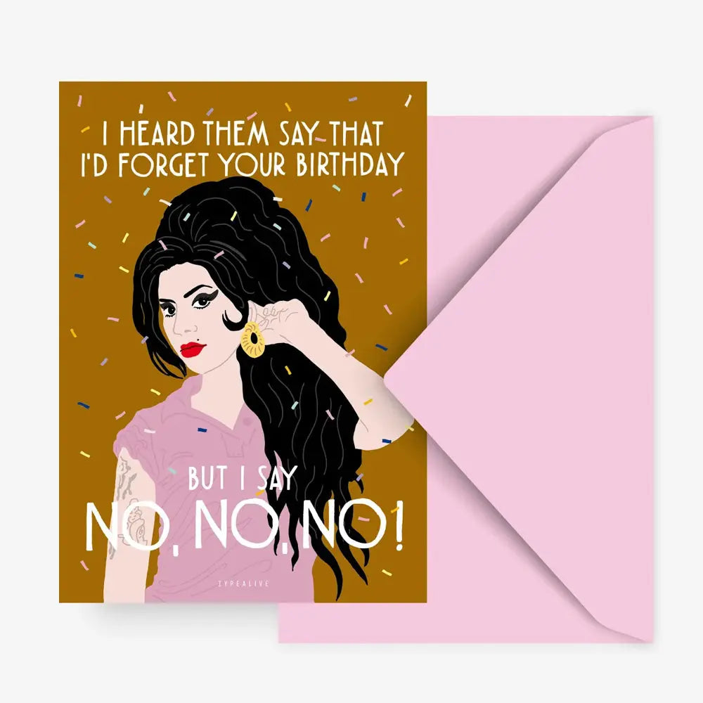 Postkarte NO NO NO Typealive