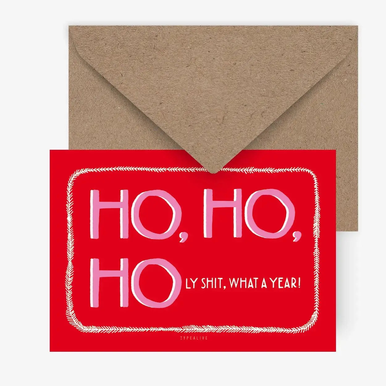 Postkarte | HO HO HO-LY SHIT Typealive