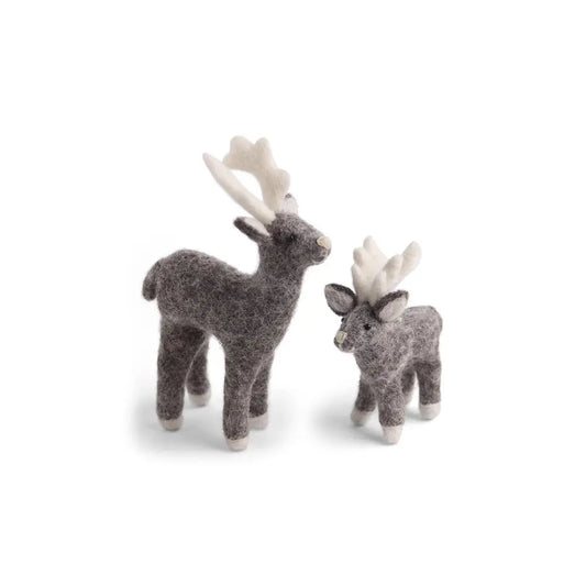 Reindeer MOTHER & CHILD | natural grey Én Gry & Sif