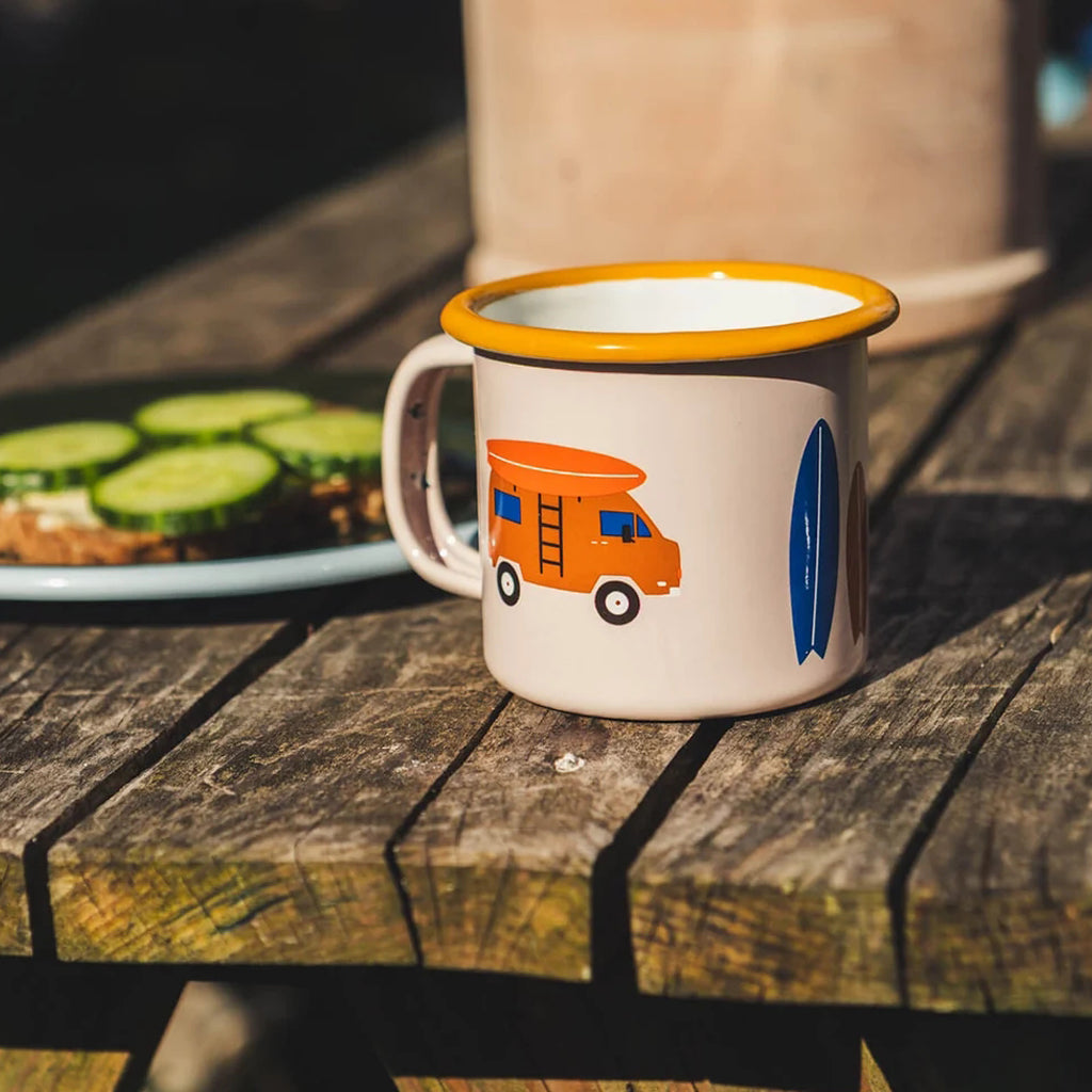 Kleine Emaille Tasse | Roadtyping | 4 Varianten