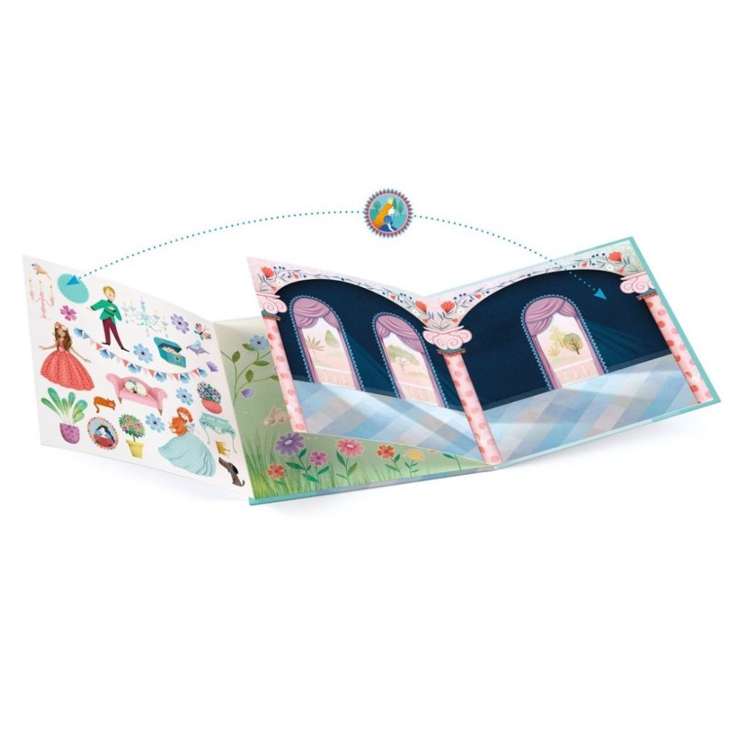 Leben im Schloss | Djeco | Stickerbuch