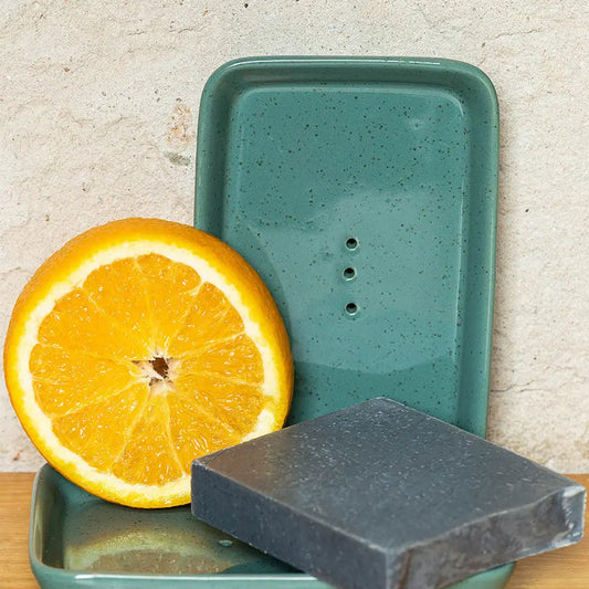 Seifenschale RUSTIC | grün - Feder&Konfetti