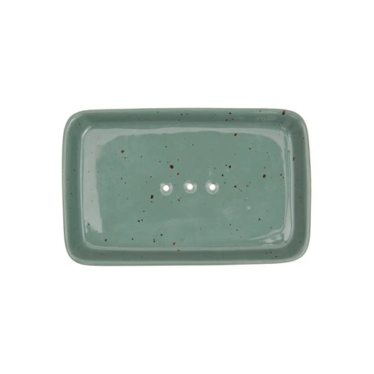 Seifenschale RUSTIC | grün - Feder&Konfetti