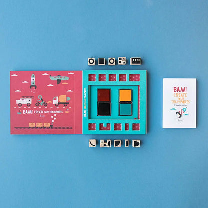 Spiel BAM! CREATE YOUR TRANSPORTS! - Feder&Konfetti