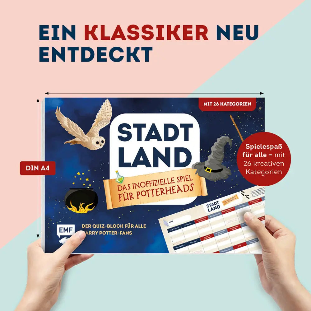 Stadt, Land, ... Das inoffizielle Spiel für Potterheads (n.v., 07.01.24, L) EMF Verlag