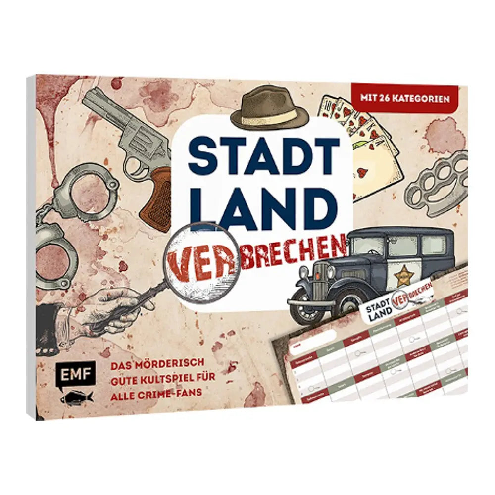 Stadt, Land, Verbrechen - Das mörderisch gute Kultspiel für alle Crime-Fans EMF Verlag