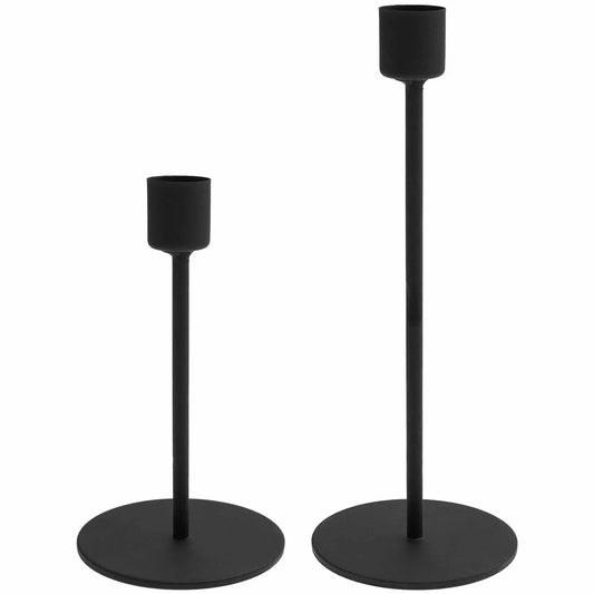 Stiel-Kerzenhalter METALL | 2 Größen - Feder&Konfetti Store