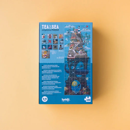 Storytelling Puzzle TEA BY THE SEA - Feder&Konfetti Store
