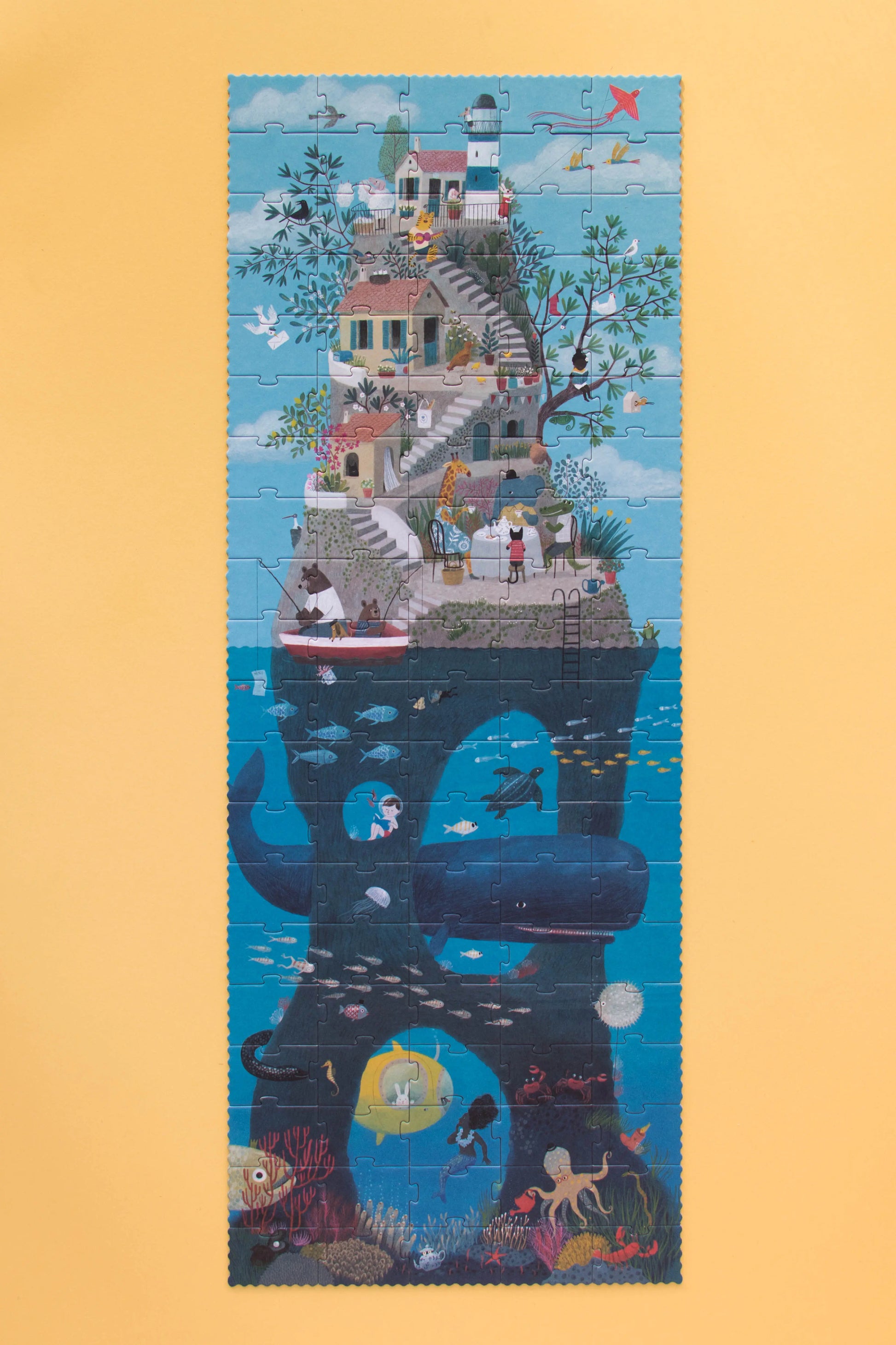 Storytelling Puzzle TEA BY THE SEA - Feder&Konfetti Store