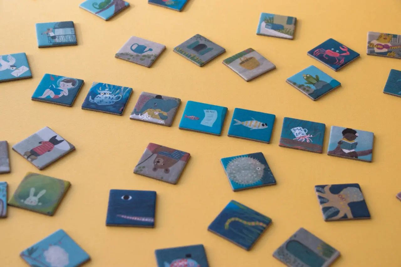Storytelling Puzzle TEA BY THE SEA - Feder&Konfetti Store