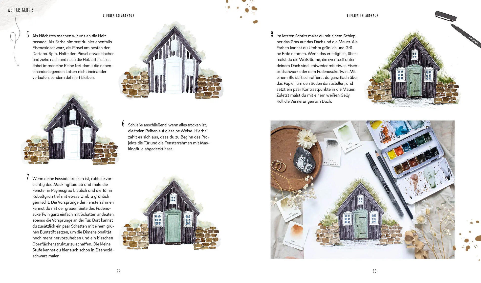 Sweet Home Watercolor - Feder&Konfetti Store
