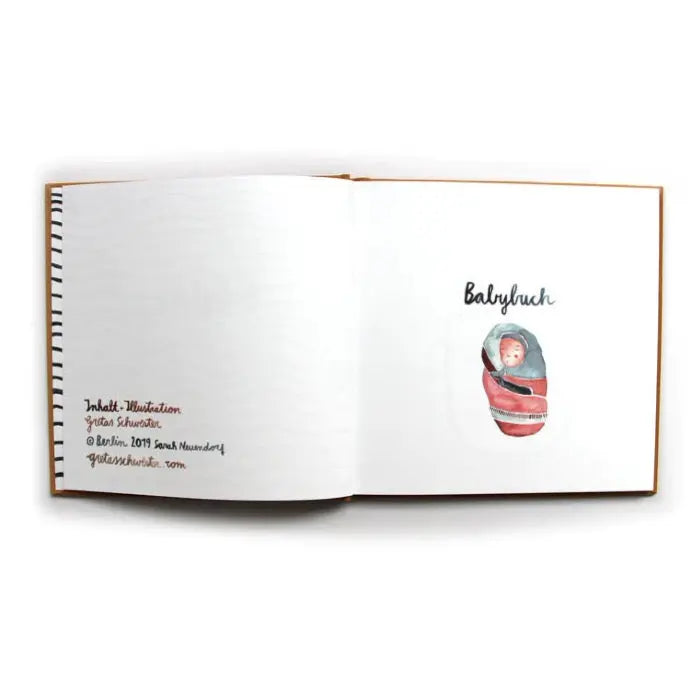 Tagebuch Babybuch - Feder&Konfetti Store