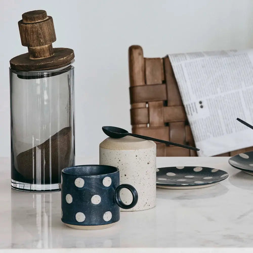 Tasse GRAINY DOT | dark blue - sand - Feder&Konfetti