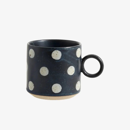 Tasse GRAINY DOT | dark blue - sand - Feder&Konfetti