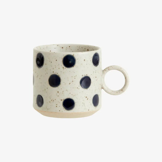 Tasse GRAINY DOT | sand - dark blue - Feder&Konfetti Store