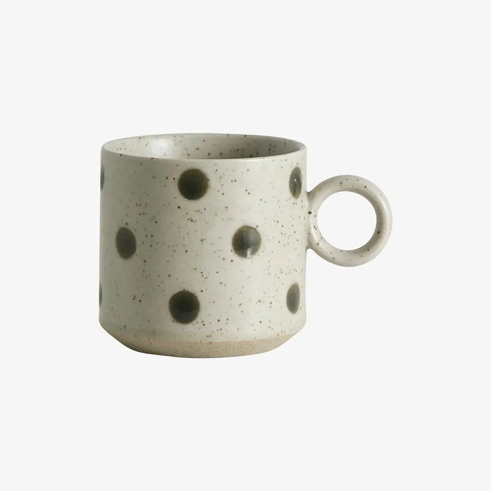 Tasse GRAINY DOT | sand - green - Feder&Konfetti Store