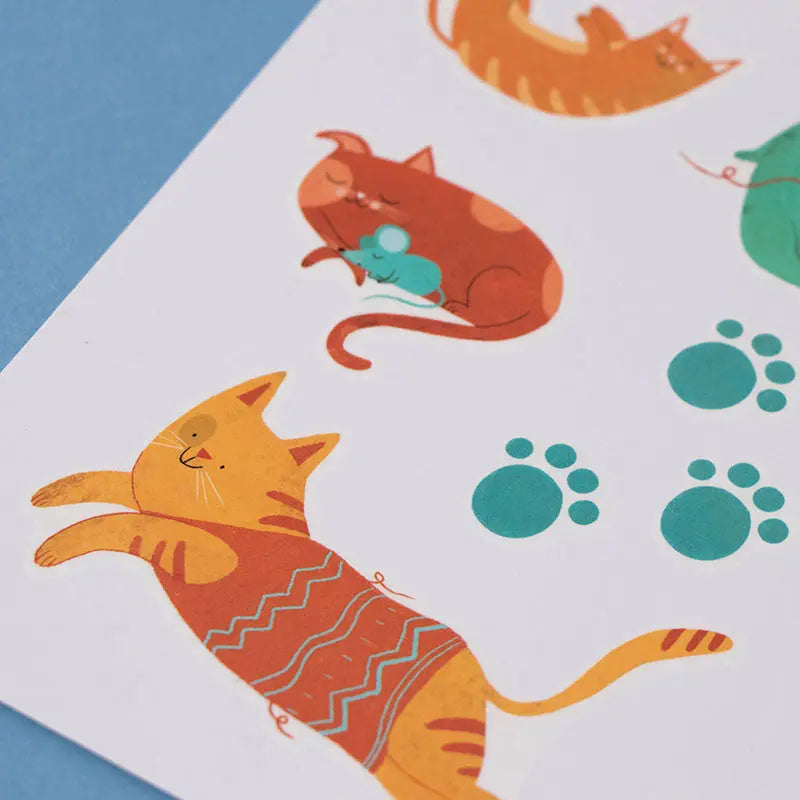 Tattoos CATS - Feder&Konfetti