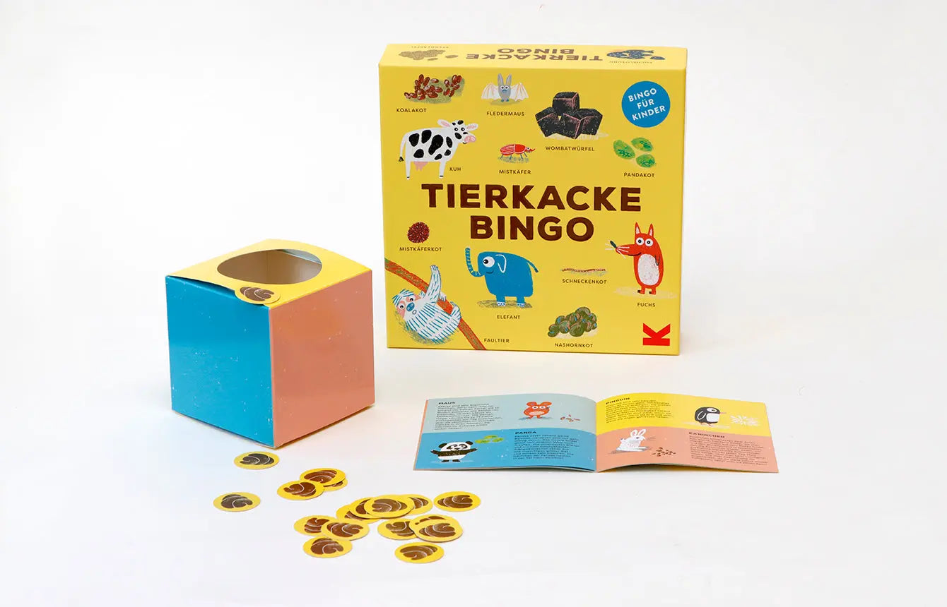 Tierkacke Bingo - Feder&Konfetti Store