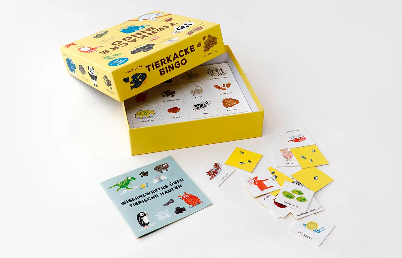 Tierkacke Bingo - Feder&Konfetti Store
