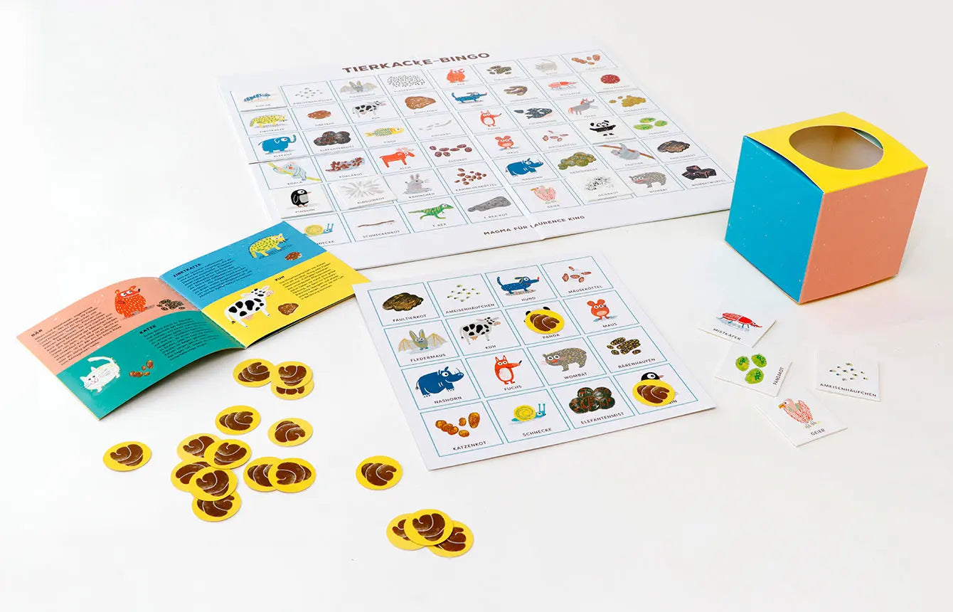 Tierkacke Bingo - Feder&Konfetti Store
