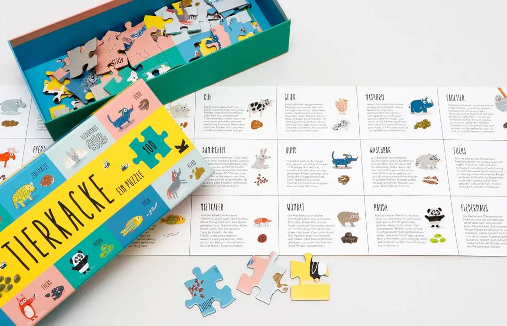 Tierkacke - Ein Puzzle Laurence King Verlag