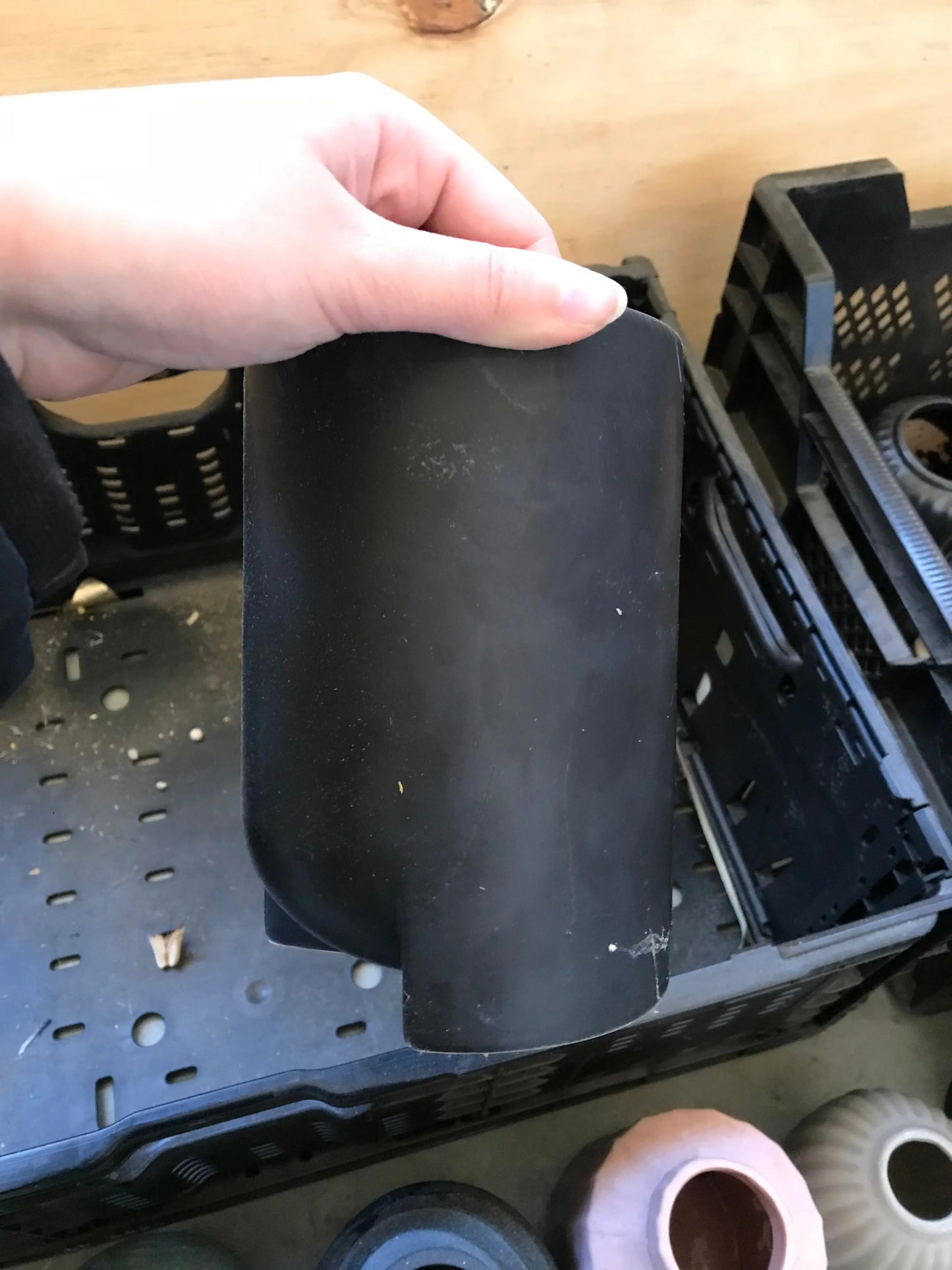Vase Schwarz Feder&Konfetti