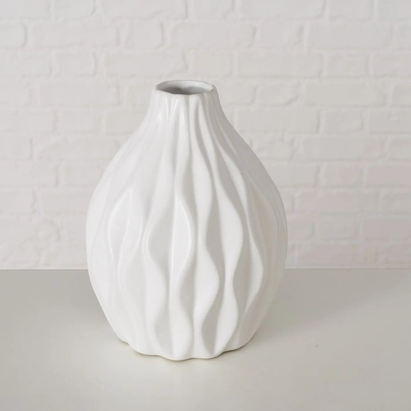 Vase middle ZALINA | weiß Boltze