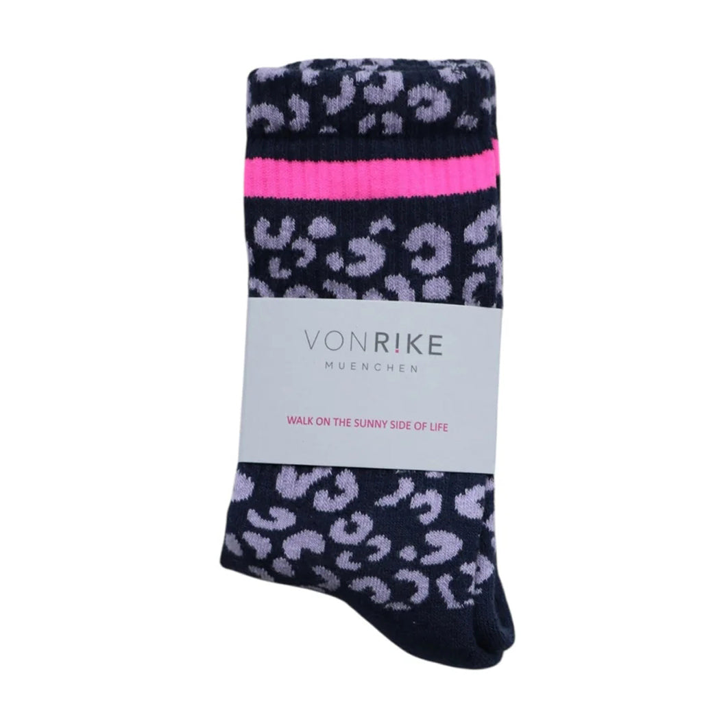 Leopard | VON RIKE | Socken | 2 Farben