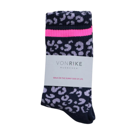 Leopard | VON RIKE | Socken | 2 Farben