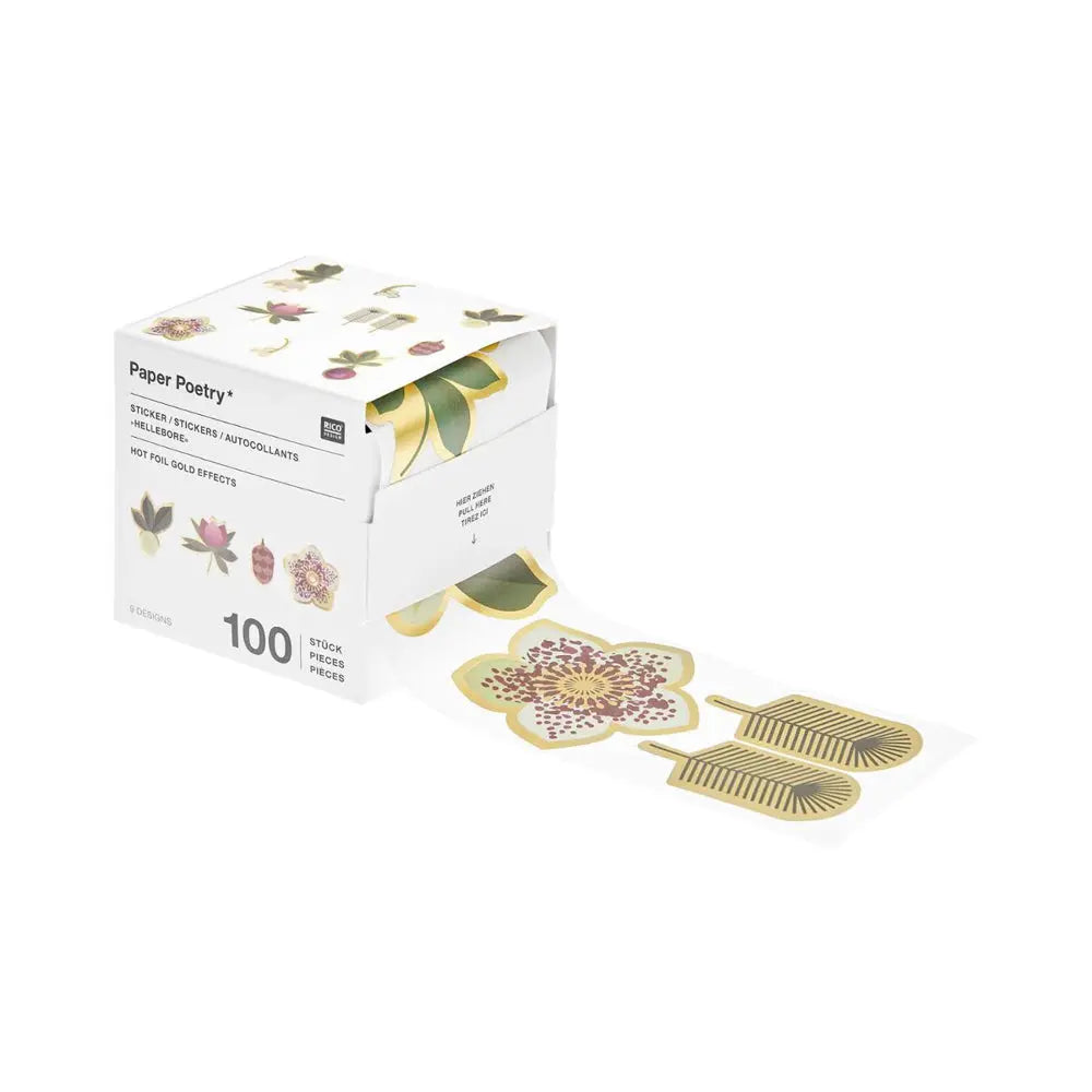 Washi Sticker HELLEBORUS Rico Design